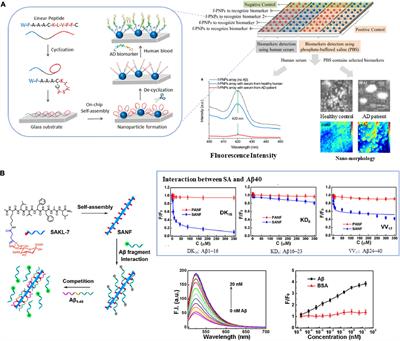 Recent Advances in the Application Peptide and Peptoid in Diagnosis Biomarkers of Alzheimer’s Disease in Blood